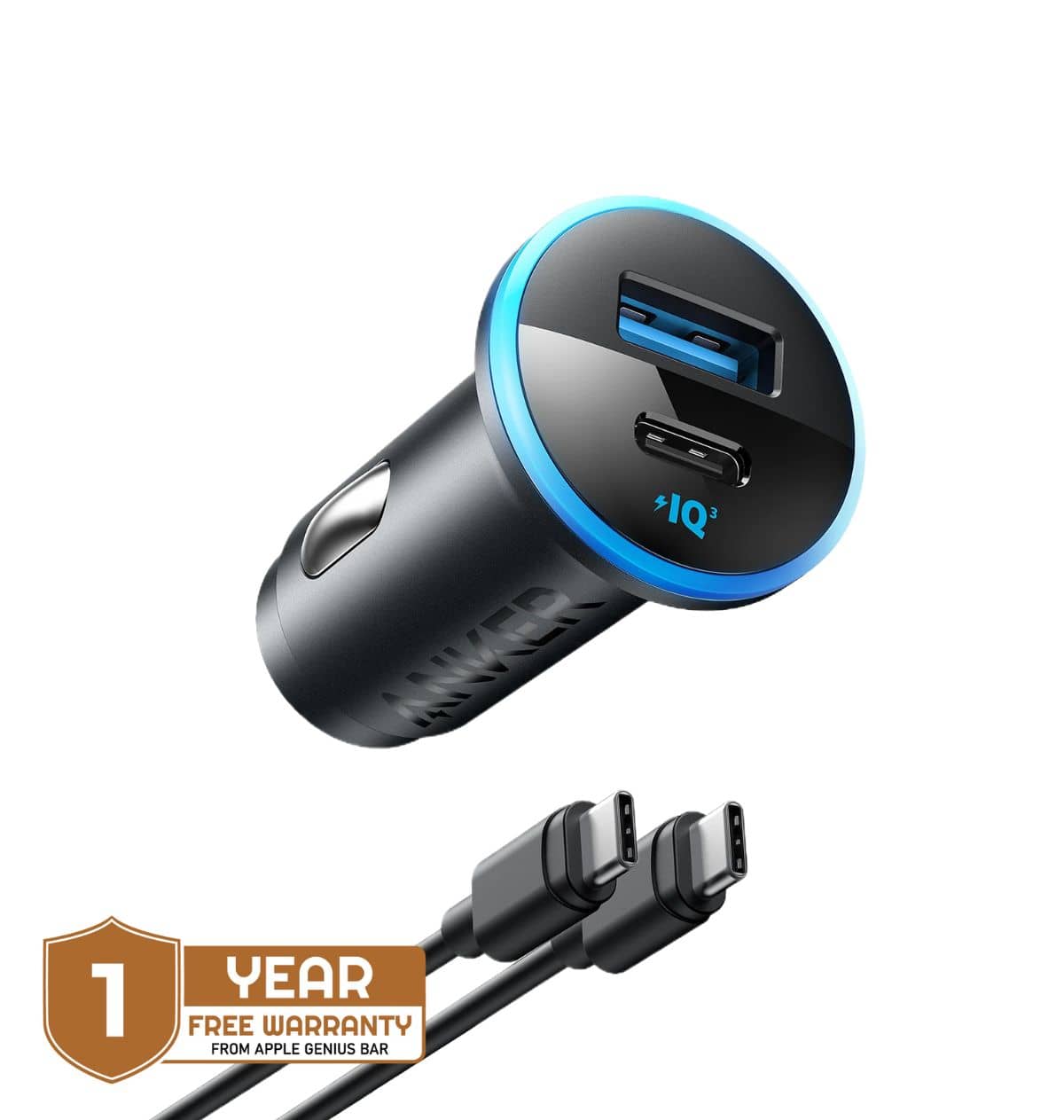 Anker 323 car charger 52.5W